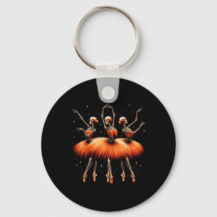 Porte-clés Ballerina Skeleton Dance Funny Halloween Ballet 1
