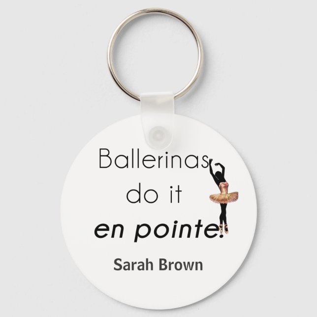 Porte-clés Ballerinas donc ! (Recto)