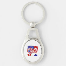 Ballon de football avec drapeau américain