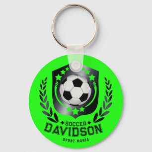 Porte-clés Ballon de Football Personnalisé Texte Personnali
