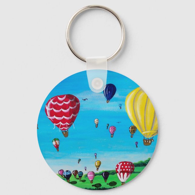 Porte-clés Ballons à air chaud (Recto)