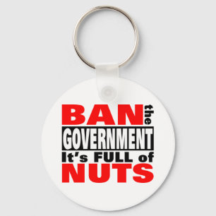 Porte-clés Ban The GOVERNMENT