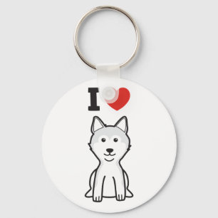 Porte-clés Bande dessinée de chien de Shiba Inu