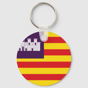 Porte-clés Bandera Islas Baléares - drapeau Îles Baléares