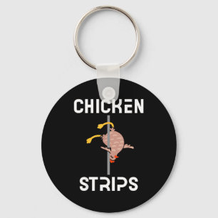 Porte-clés Bandes de poulet drôle de poulet dansant barbecue