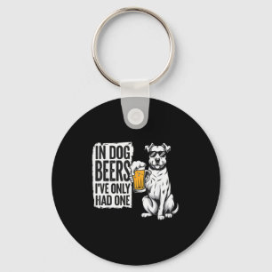 Porte-clés Bar à bière rétro à jeu de mots pour soirée entre