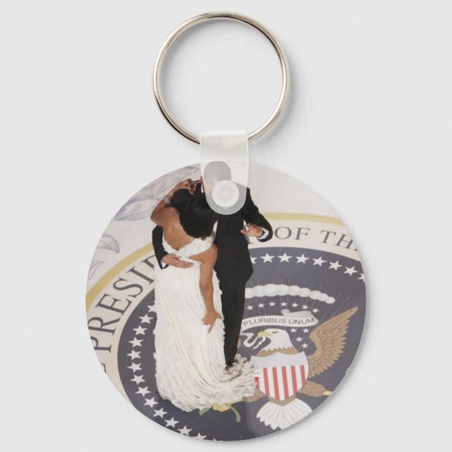 Porte-clés Barack et Michelle Obama (Recto)