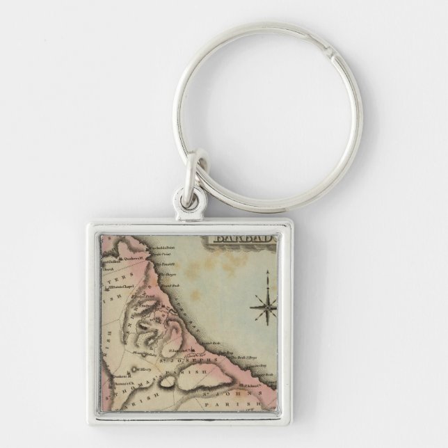 Porte-clés Barbados 2 (Devant)