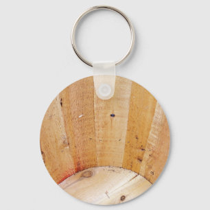 Porte-clés Baril en bois