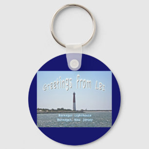 Porte-clés Barnegat Lighthouse LBI Greetings Keychain