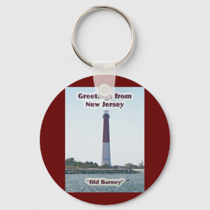 Porte-clés Barnegat Lighthouse NJ Greetings Keychain