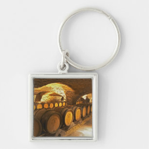 Porte-clés Barreaux de chêne dans la cave du Domaine Comte