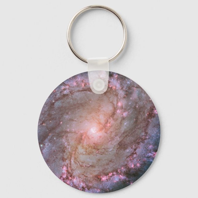 Porte-clés Barred Spiral Galaxy Messier 83. (Recto)
