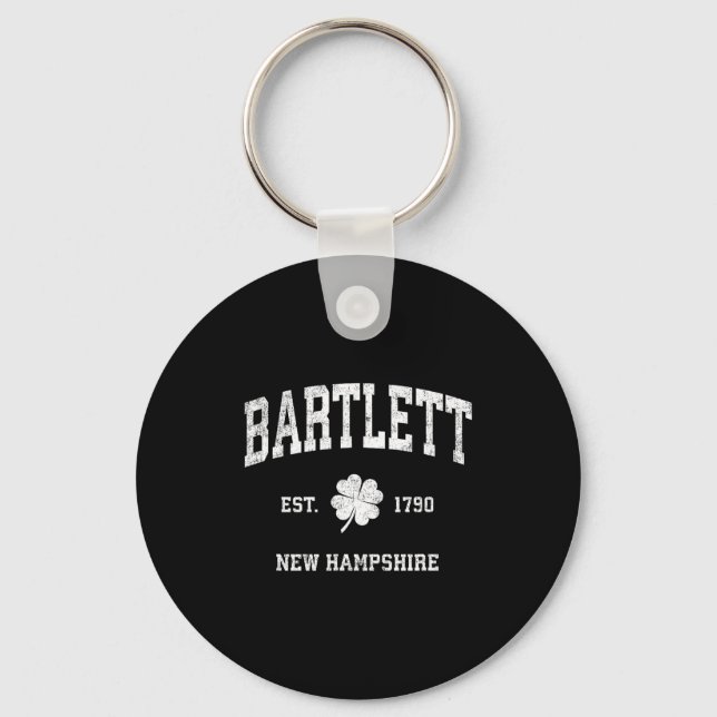 Porte-clés Bartlett New Hampshire Vintage Shamrock Srts  (Recto)