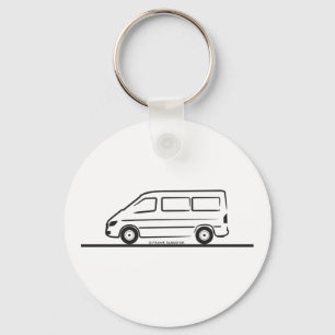 Porte-clés Base de roues courte durée Mercedes Sprinter