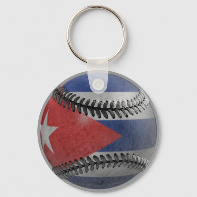Porte-clés Baseball cubain (Recto)