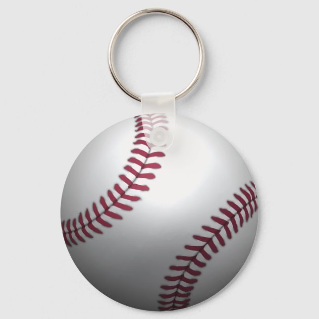 Porte-clés Baseball - Effet 3D (Recto)