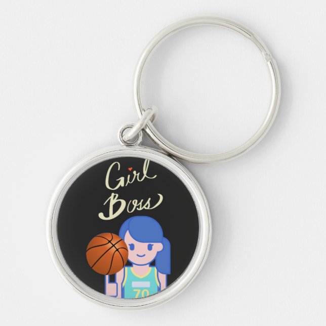 Porte-clés Basket-ball féminin (Devant)