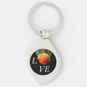 Porte-clés Basket-ball I Love
