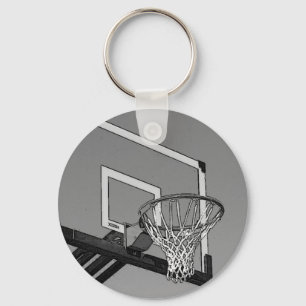 Porte-clés Basket-ball noir et blanc