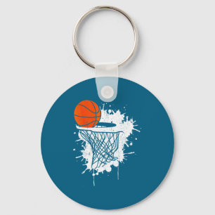 Porte-clés Basket-ball pour entraîneur joueur garçons filles