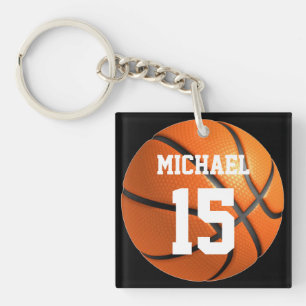 Porte-clés Basket-ball Votre nom