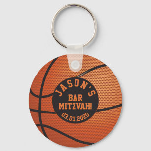Porte-clés Basketball Bar Mitzvah Favoriser Porte - clé orang