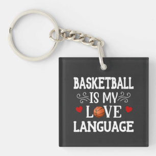 Porte-clés Basketball Est Mon Amour Langue Cute Basketball