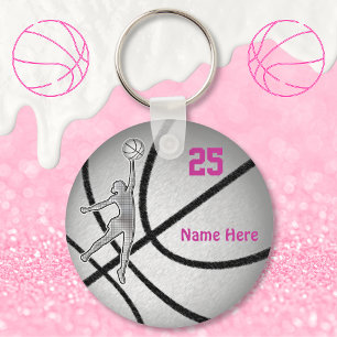 Porte-clés Basketball Gifts for Girls Team PERSONALIZED