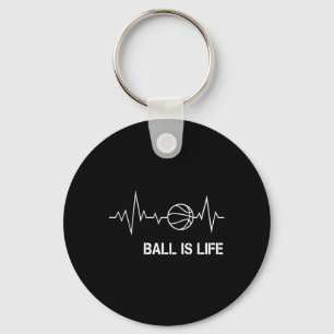 Porte-clés Basketball Hearbeat Big Balls My Life Baller Play