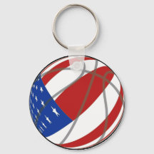 BASKETBALL USA FLAG PATRIOTIC