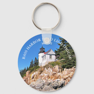 Porte-clés Bass Harbour Head Lighthouse, Maine Keyring