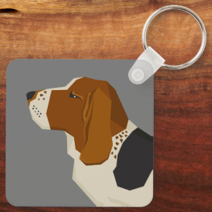 Porte-clés Basset Hound