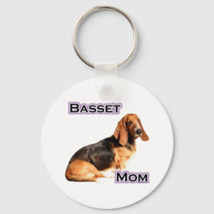 Porte-clés Basset Hound Maman 4 - Porte - clé
