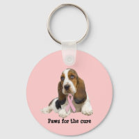 Basset Hound Porte - clé du cancer du sein