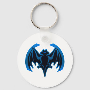 Porte-clés Bat Bleu Le MUSÉE Zazzle Cadeaux