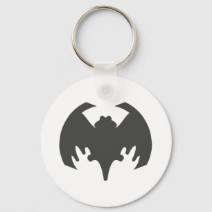 Porte-clés Bat Grey Le MUSÉE Zazzle Cadfts