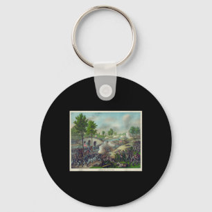 Porte-clés Bataille D'Antietam Peinture Guerre Civile Bataill