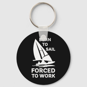 Porte-clés Bateau à voile Yachts Racing Skippers Drôle