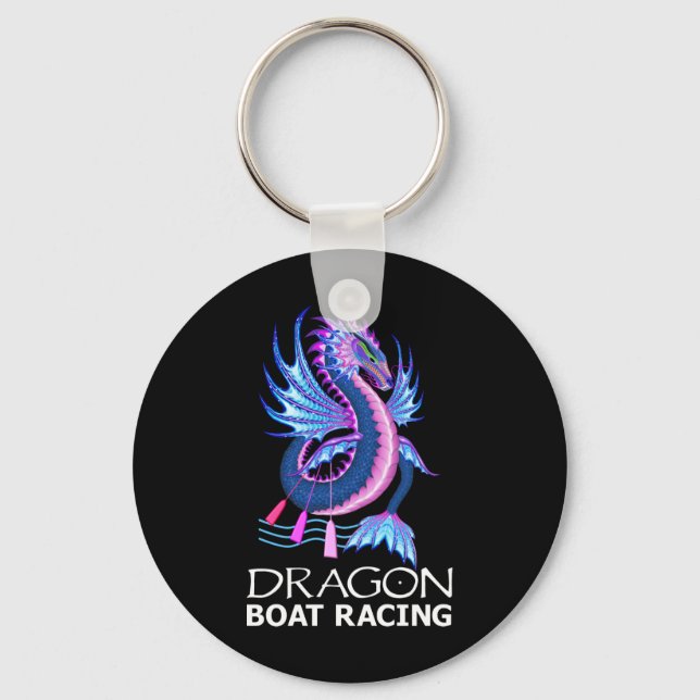 Porte-clés Bateau Blue Rose Water Dragon Racing (Recto)