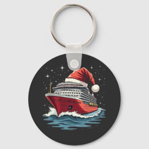 Porte-clés Bateau de croisière en famille Correspondant Noël