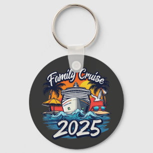 Porte-clés Bateau Family Cruise 2025 Family Matching