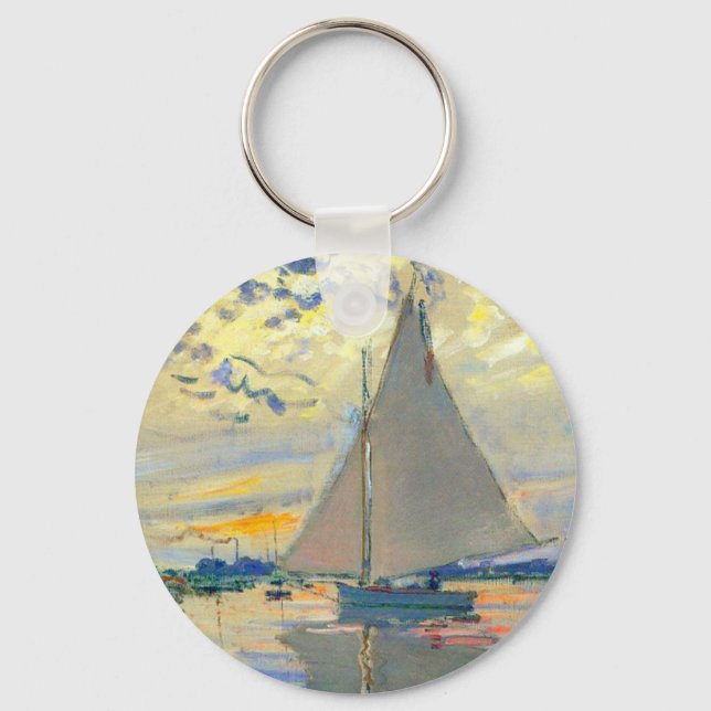 Porte-clés Bateau Monet au Petit-Gennevilliers (Recto)