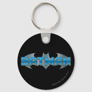 Porte-clés Batman   Blue Name Logo