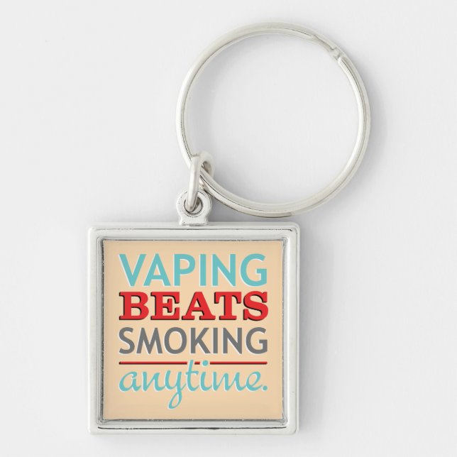 Porte-clés Battements de Vaping fumant n'importe quand (Devant)