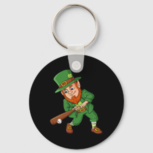 Porte-clés Batteur de baseball Jour de la Saint Patrick Lepre