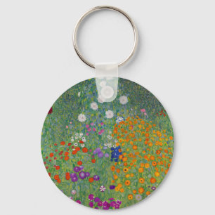 Porte-clés Bauerngarten, Peinture à l'huile, Gustav Klimt