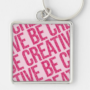 Porte-clés Be Creative Motif Word Art Exemples Motif Art