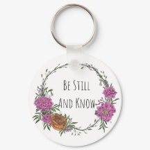 Porte-clés « Be Still and Know »