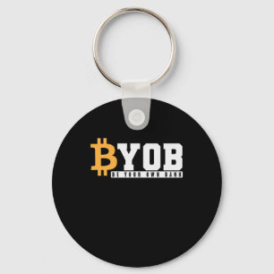 Porte-clés Be your own Bank Bitcoin